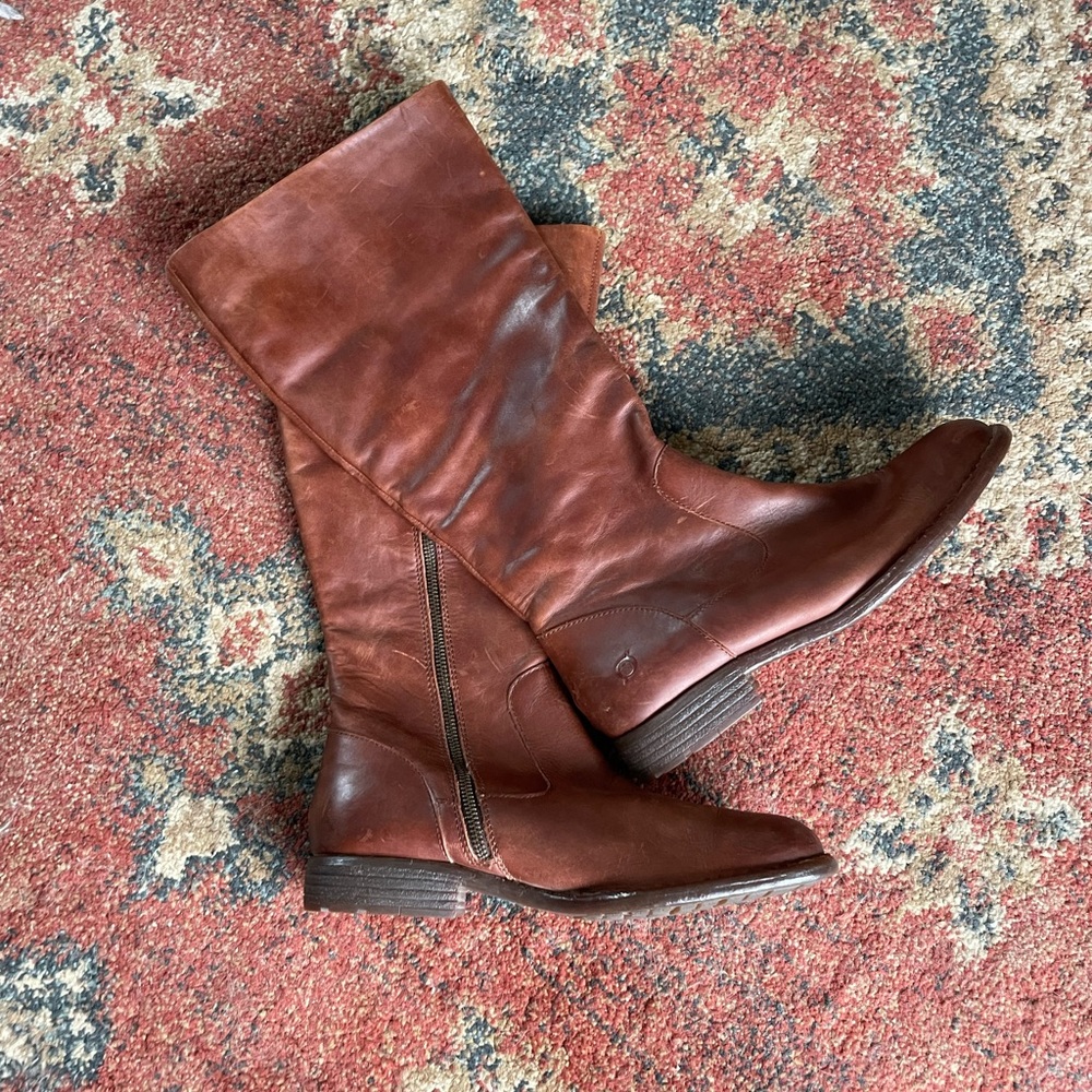 Born Leather Boots - Size 10
